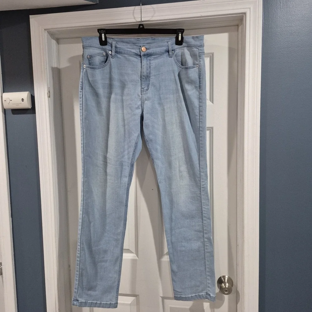 Mugsy Jeans‎ Mens 40x34 Grands Stretch Denim Light Wash Summer Breathable